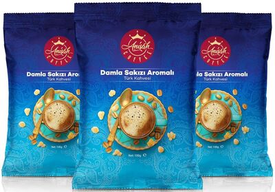 Damla Sakızlı Türk Kahvesi 3'lü Paket - 1