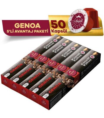 Genoa Kapsül Kahve 5 x 10'lu - 1