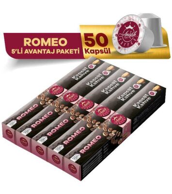 Romeo Kapsül Kahve 5 x 10'lu - 1